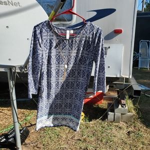 3/4 sleeve mini dress